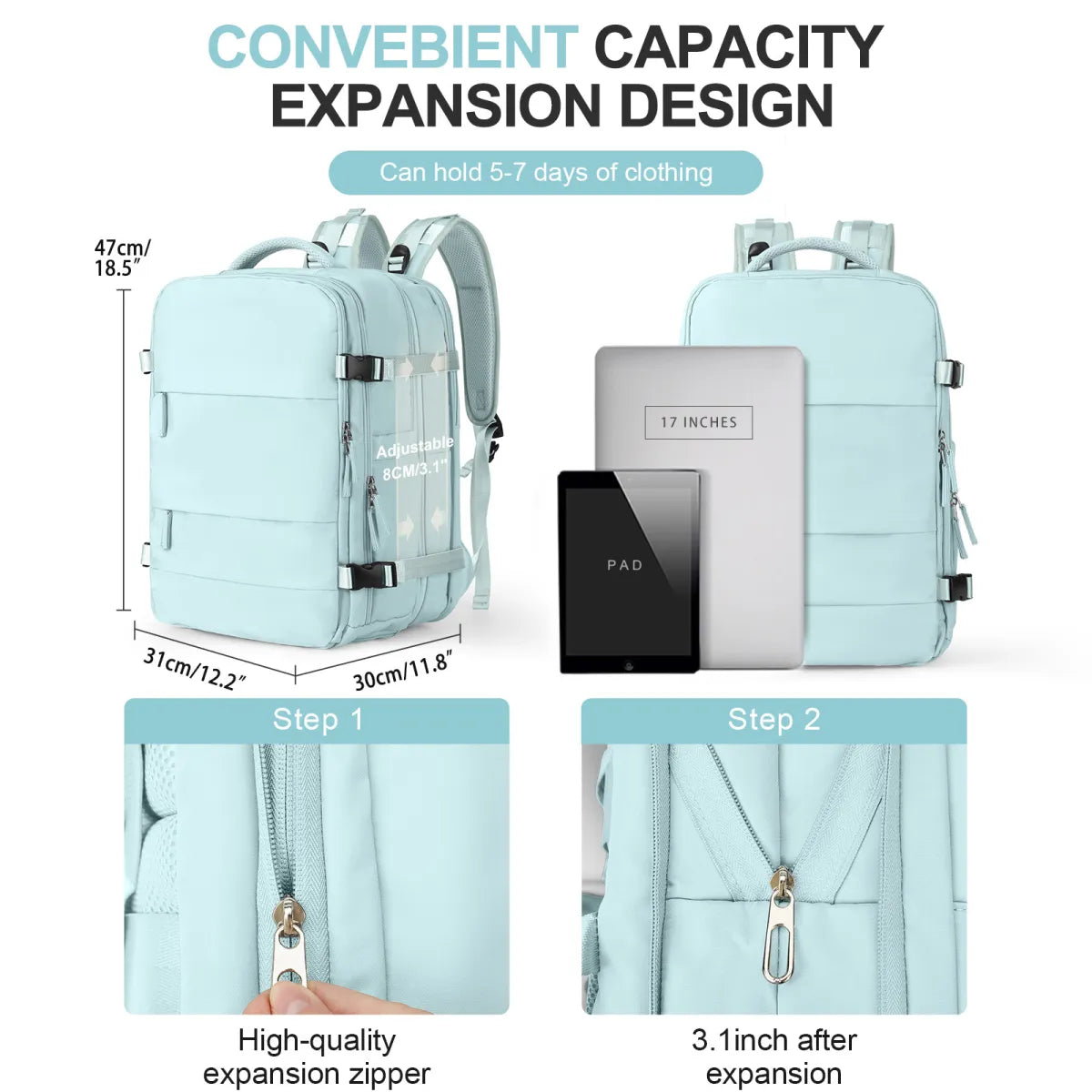 Carryon Backpack for Women